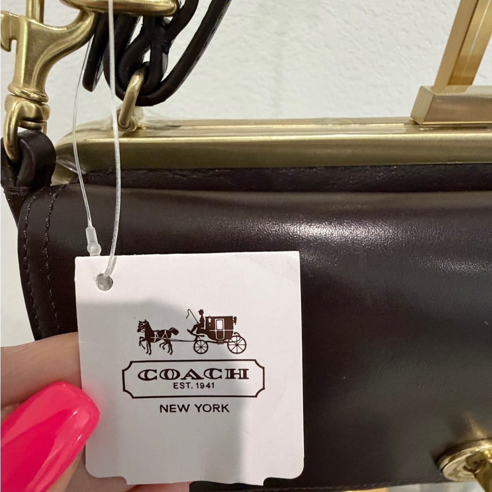 NEW WITH TAGS Coach Legacy Polished Retro Pinnacle Frame Bag – Style F25318 - Picture 4 of 12